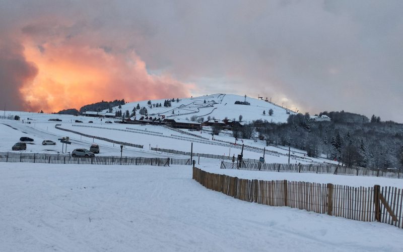 Coucher de soleil station du Markstein
