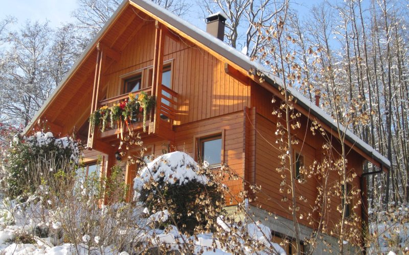 Fçade Les Genets 2 sous la neige