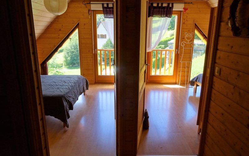 Vue sur chambres 1 et 2